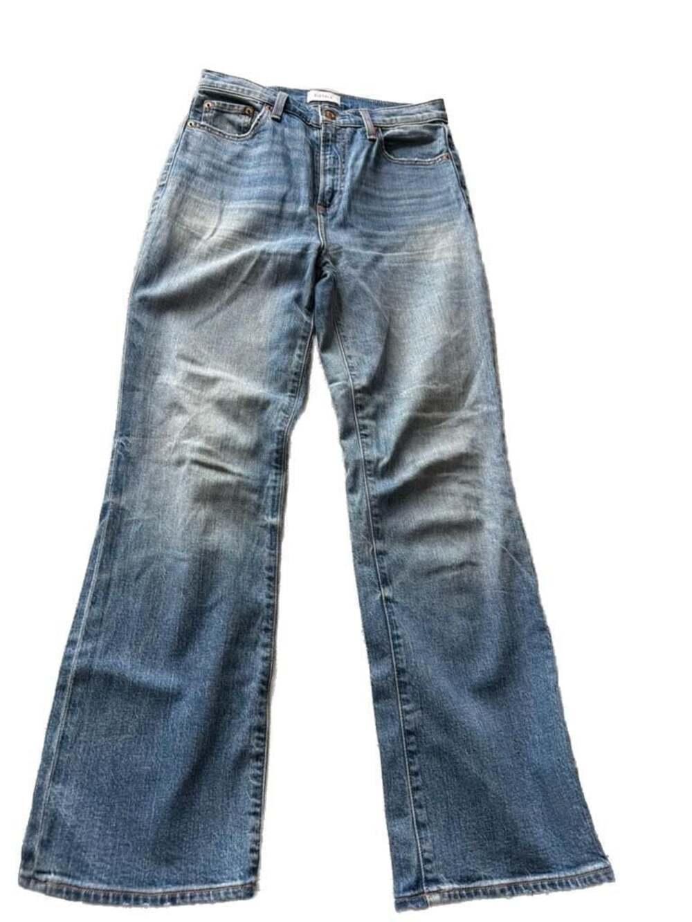 Pistola Lennon High Rise Crop Bootcut Jeans in SUTTN
